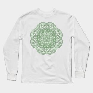 Sage Mandala Long Sleeve T-Shirt